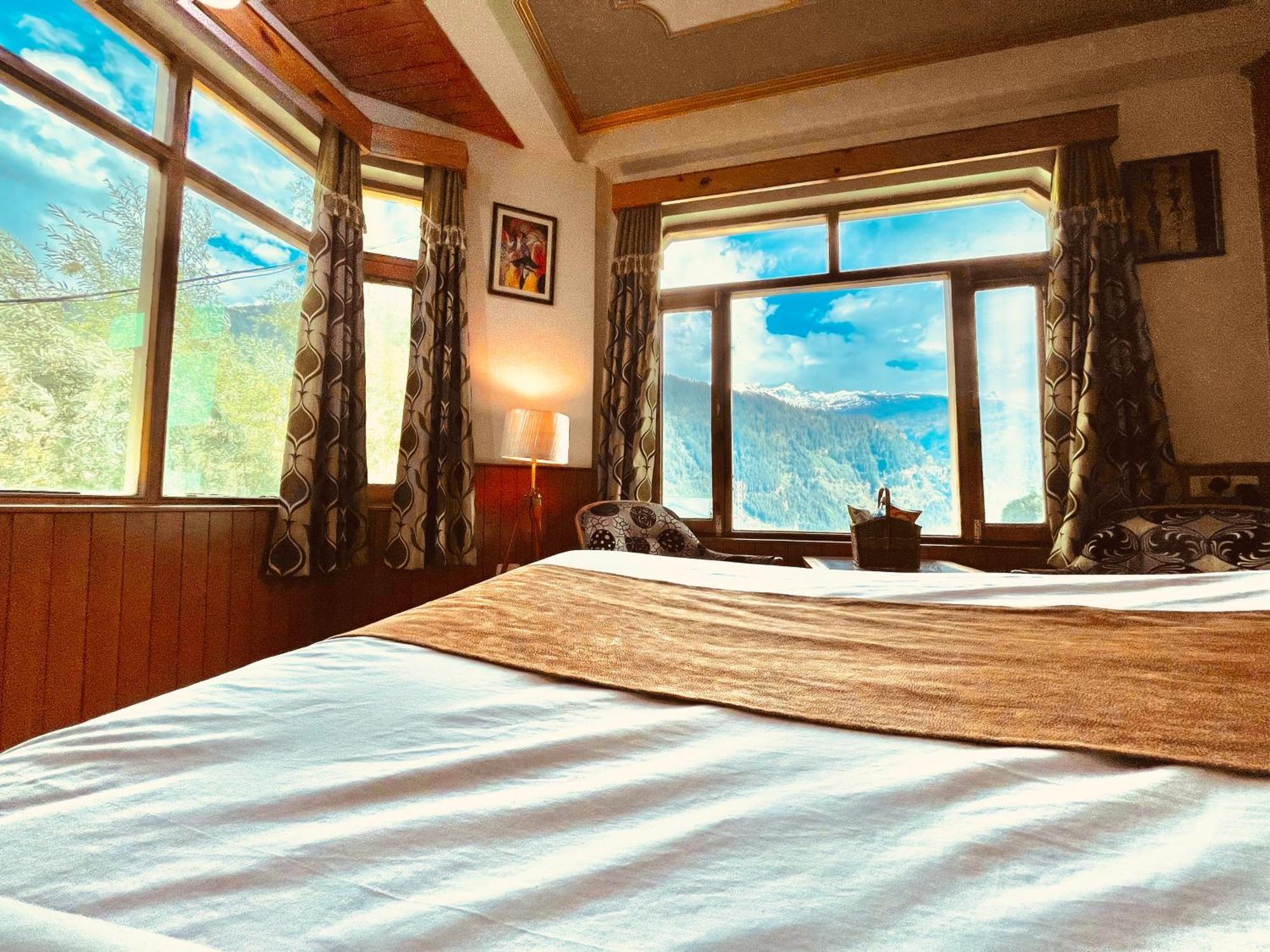 Woods Villa Cottages Manali - 1,2,3,4 Cottages & Villas Available In Manali With Scenic Mountain View Eksteriør bilde